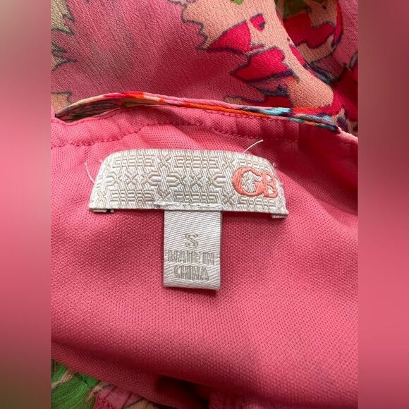 GB Gianni Bini Floral Pink Maxi Dress 🔥 lined 🔥 small - Picture 7 of 8